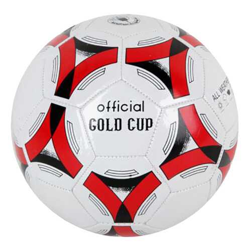 Футбольный мяч Gratwest Official Gold Cup Т53107 №5 white/black/red в Сплав