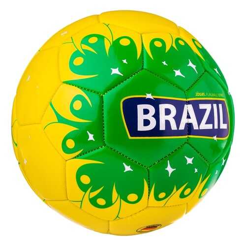 Футбольный мяч Jogel Brazil №5 yellow/green в Сплав