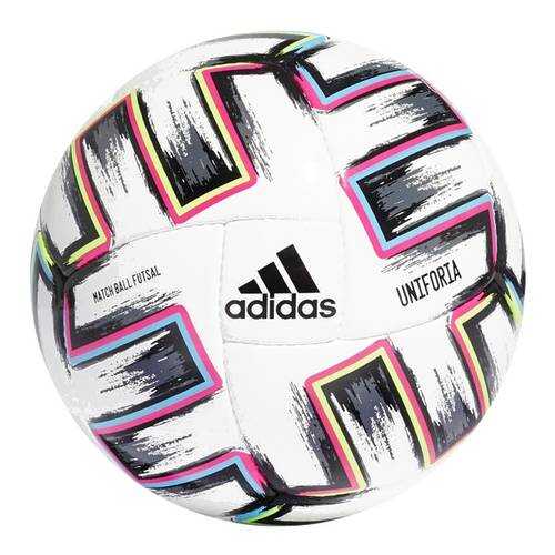 Мяч футзальный Adidas Euro 20 Uniforia Pro Sala, 4, белый, профессиональный, ручная сшивка в Сплав