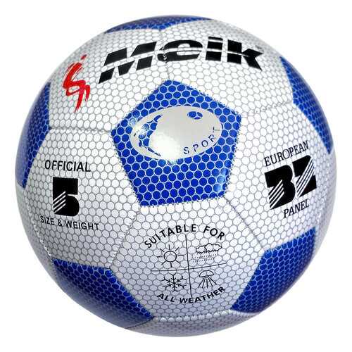 R18022 Мяч футбольный Meik-3009 3-слоя PVC 1.6, 300 гр, машинная сшивка в Сплав