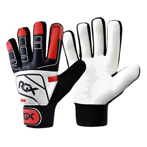 Вратарские перчатки RGX GFB04, white/black/red, M в Сплав