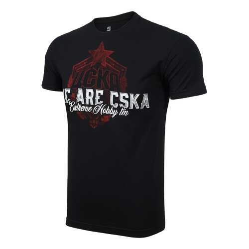 Футболка ПФК ЦСКА Extreme Hobby Stadium, черная, M в Сплав