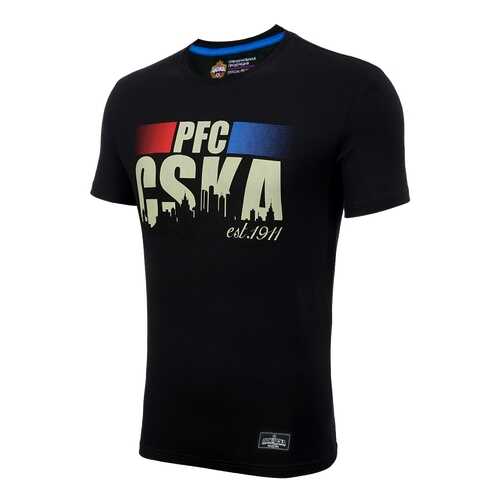 Футболка ПФК ЦСКА PFC CSKA est. 1911, черная, XXL в Сплав