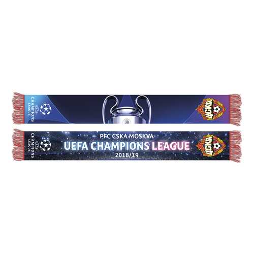 Шарф ПФК ЦСКА Champions League 2018/2019 красный/синий в Сплав