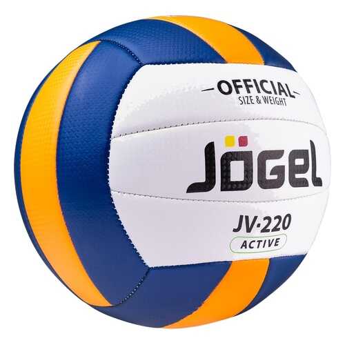 Волейбольный мяч Jogel JV-220 №5 blue/white/yellow в Сплав