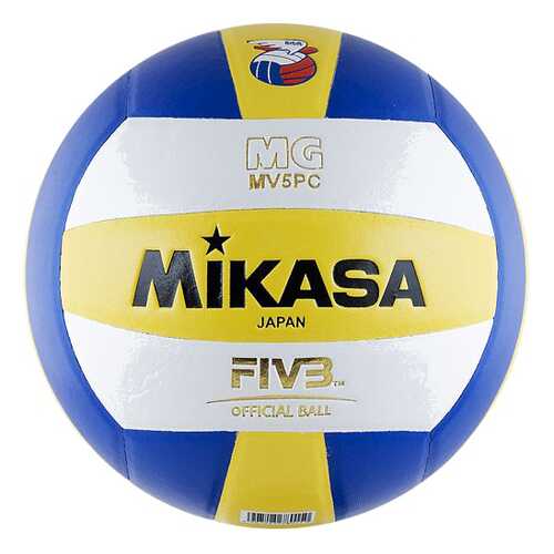 Волейбольный мяч Mikasa MV5PC №5 blue/white/yellow в Сплав