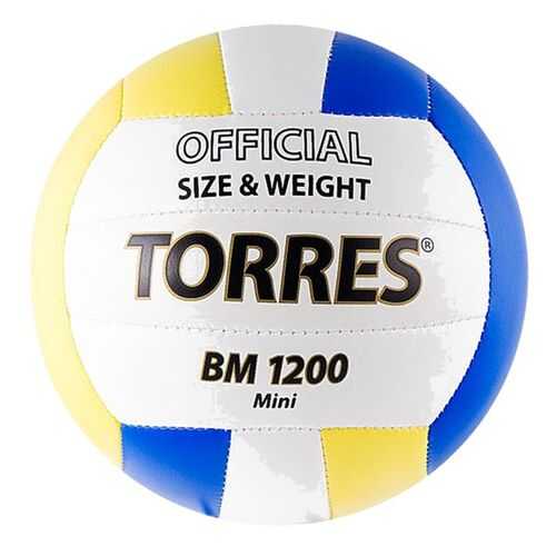 Волейбольный мяч Torres BM1200-Mini №1 blue/white/yellow в Сплав