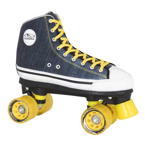 Ролики-квады HUDORA Blue Denim, 36, синий в Сплав