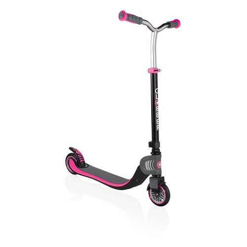 Самокат Globber Foldable Flow 125 black/pink в Сплав