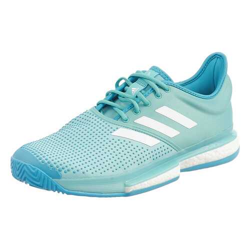 Кроссовки Adidas SoleCourt Boost M x Parley, blue spirit/cloud white/blue, 40.5 EU в Сплав