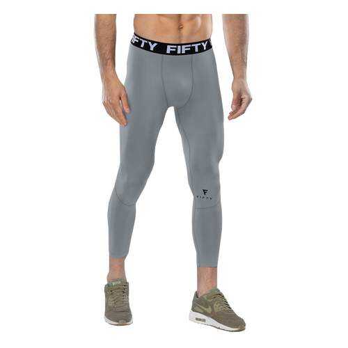 FIFTY Мужские тайтсы Datum FA-MH-0103-GRY, серый - M в Сплав