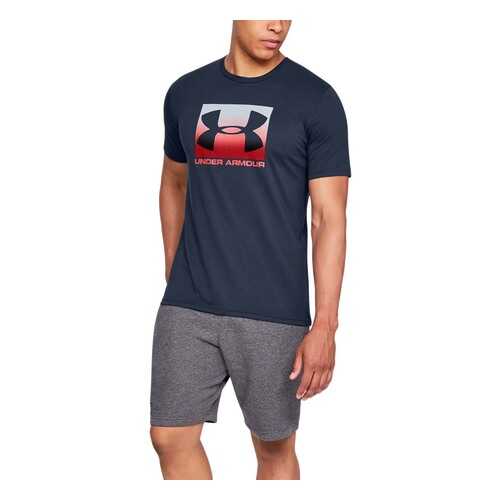 Футболка Under Armour Boxed Sportstyle Graphic Charged Cotton SS, 408 синяя, SM в Сплав