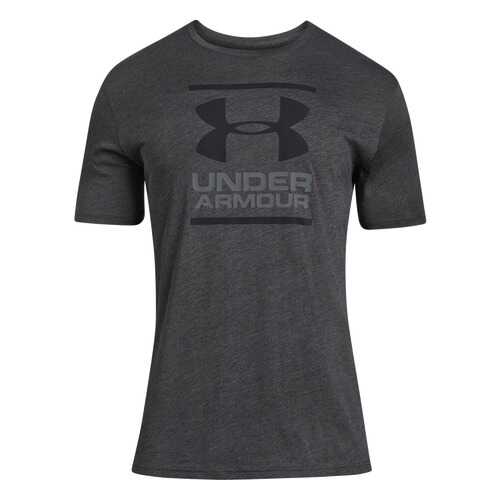 Футболка Under Armour Charged Cotton GL Foundation SS, 019 серая, SM в Сплав