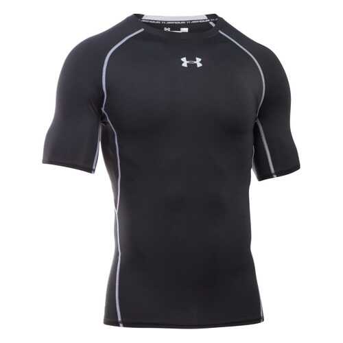 Футболка Under Armour HeatGear Armour Compression SS, 001 черная, MD в Сплав