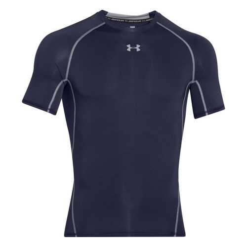 Футболка Under Armour HeatGear Armour Compression SS, 410 синяя, SM в Сплав