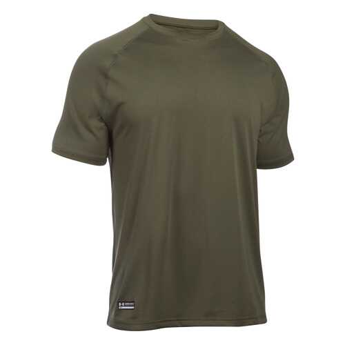 Футболка Under Armour Tactical Tech SS, 390 зеленая, SM в Сплав