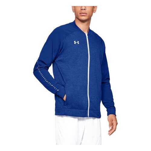 Куртка Under Armour Knit Warm Up Full Zip, 400 синяя, MD в Сплав