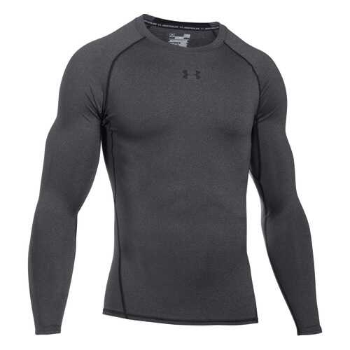 Лонгслив Under Armour HeatGear Armour Compression LS, 090 серый, SM в Сплав