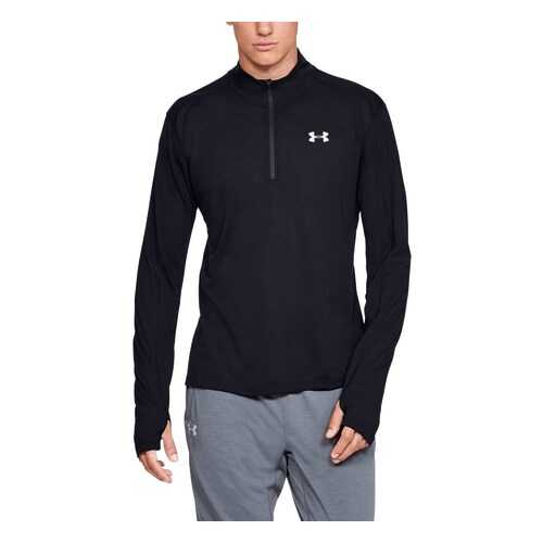 Лонгслив Under Armour Streaker Half Zip Run LS, 001 черный, MD в Сплав
