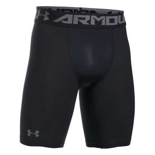 Спортивные шорты Under Armour HeatGear Armour Long 23cm Compression, 001 черные, XS в Сплав