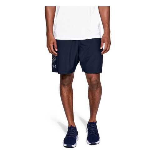 Спортивные шорты Under Armour Woven Graphic 20cm, 409 синие, XS в Сплав
