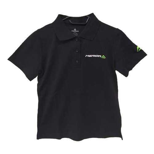 Футболка Merida Polo Shirt (Lady) black кор.рукав S (2287012645) в Сплав