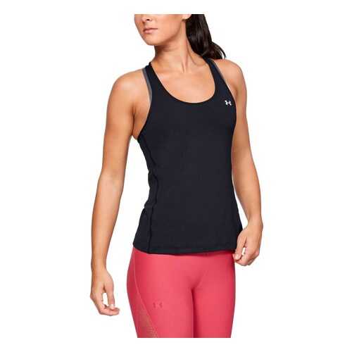 Майка Under Armour HG Armour Racer Tank, 001 черная, XS в Сплав