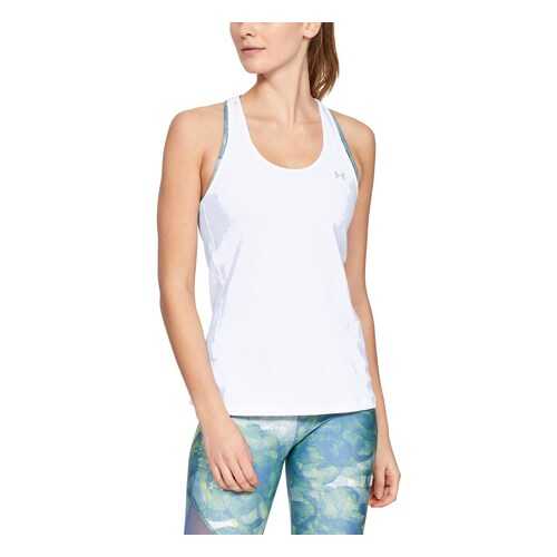 Майка Under Armour HG Armour Racer Tank, 100 белая, LG в Сплав