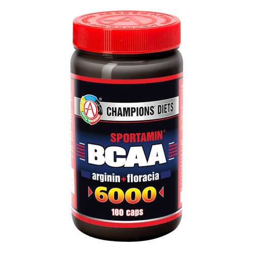 АКАДЕМИЯ-Т BCAA 6000 Sportamin 180 капсул без вкуса в Сплав