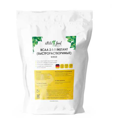 Atletic Food BCAA 2:1:1 Instant Wirud 500 г без вкуса в Сплав