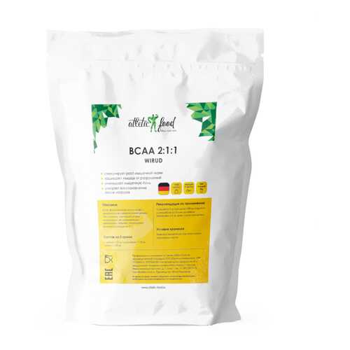 Atletic Food BCAA 2:1:1 Wirud 1000 г без вкуса в Сплав