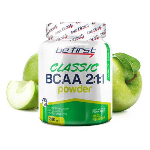 Be First BCAA Classic Powder 200 г яблоко в Сплав