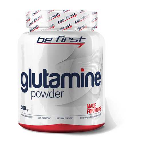 Be First Glutamine Powder 300 г малина в Сплав