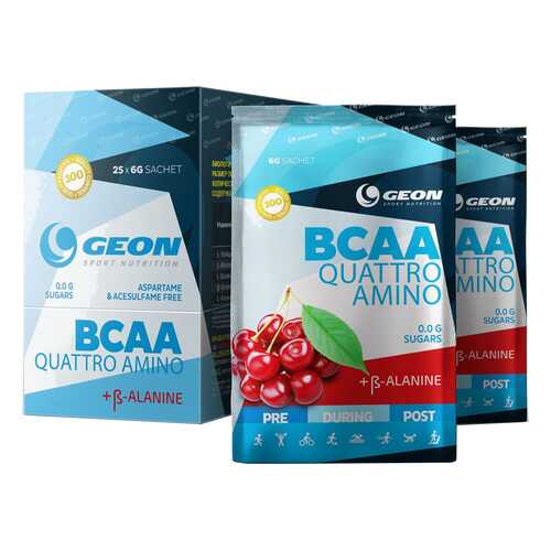 Geon BCAA Quatro Amino 150 г вишня в Сплав