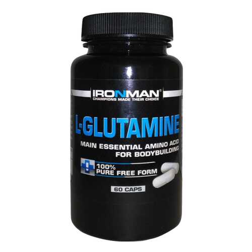 Ironman L-Glutamine 60 капсул без вкуса в Сплав