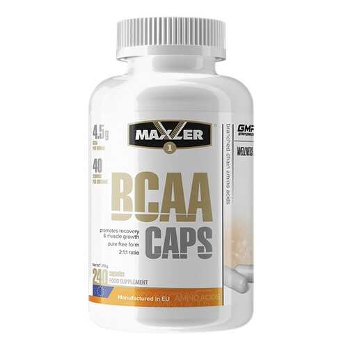 Maxler BCAA Capsules 240 капсул без вкуса в Сплав