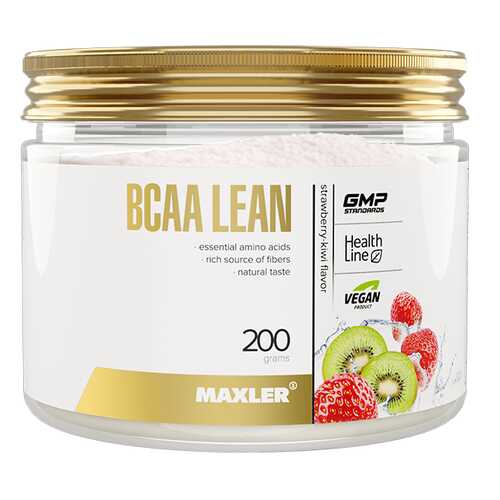 Maxler BCAA Lean Vegan + Fibers 200 г клубника-киви в Сплав