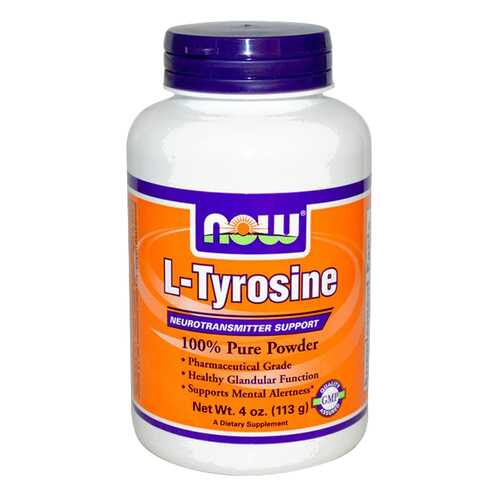 NOW Sports L-Tyrosine Powder 113 г без вкуса в Сплав