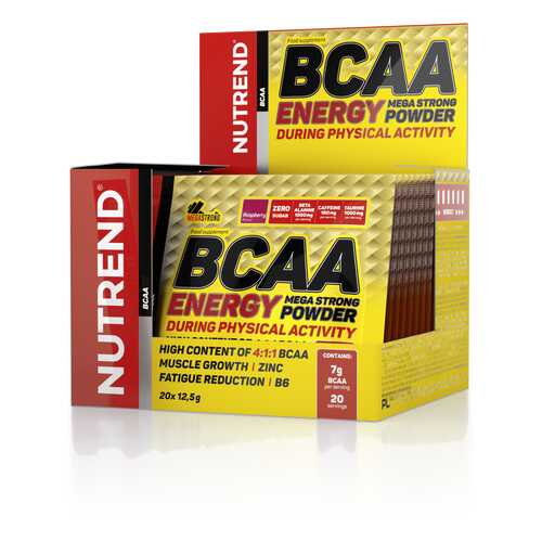 Nutrend BCAA Energy Mega Strong 20 шт. малина в Сплав