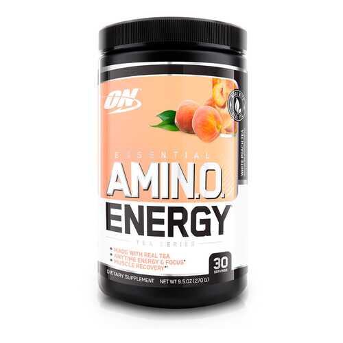 Optimum Nutrition Amino Energy Tea Series, 270 г, вкус: белый персиковый чай в Сплав