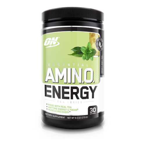 Optimum Nutrition Amino Energy Tea Series, 270 г, вкус: сладкий мятный чай в Сплав
