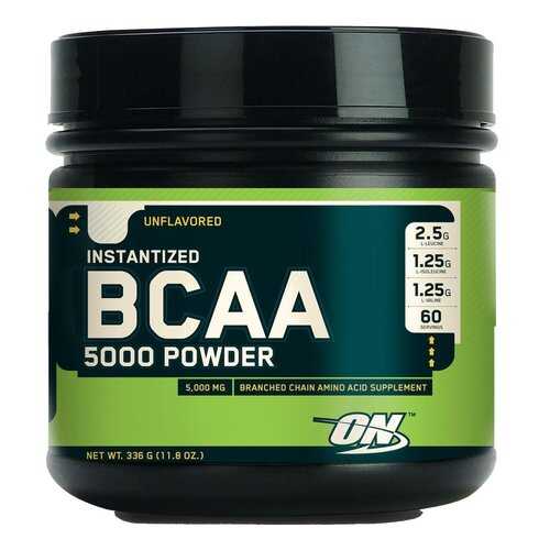 Optimum Nutrition BCAA 5000 345 г без вкуса в Сплав