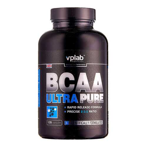 VPLab BCAA Ultra Pure 120 капсул без вкуса в Сплав