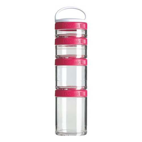 Бутылка Blender Bottle GoStak Starter 4 кам. 150 мл малиновый в Сплав