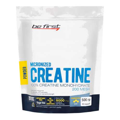 Be First Micronized Creatine Monohydrate Powder 500 г без вкуса в Сплав