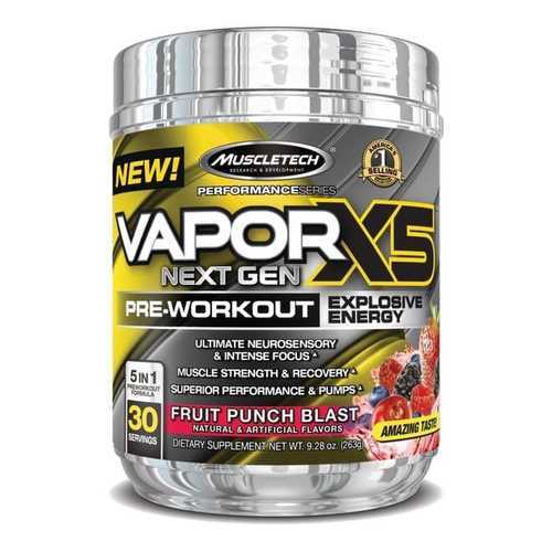 Muscletech Vapor X5 Next Gen 228g (228 г), Фруктовый пунш. в Сплав