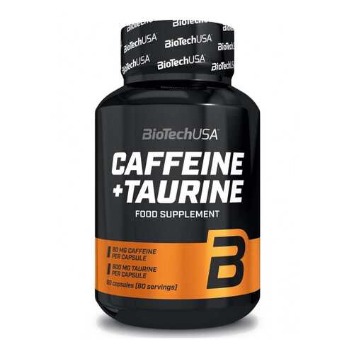 Предтренировочный комплекс BioTech Caffeine and Taurine Power Force 100 г без вкуса в Сплав