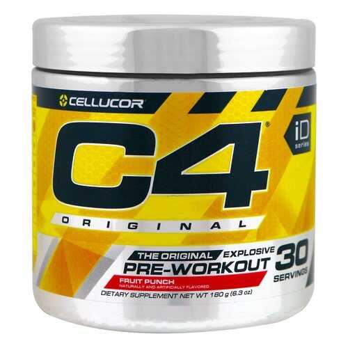 Предтренировочный комплекс Cellucor C4 Original 180 г, Fruit Punch в Сплав