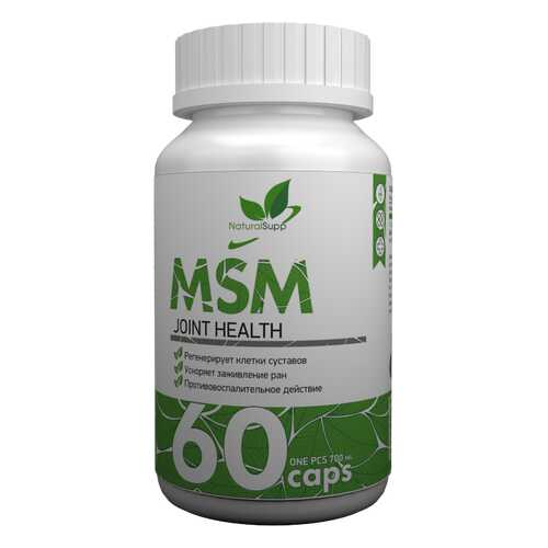 MSM NaturalSupp 60 капсул unflavored в Сплав