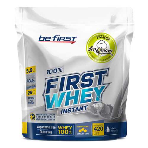 Be First First Whey Instant, 420г (фисташковое мороженое) в Сплав